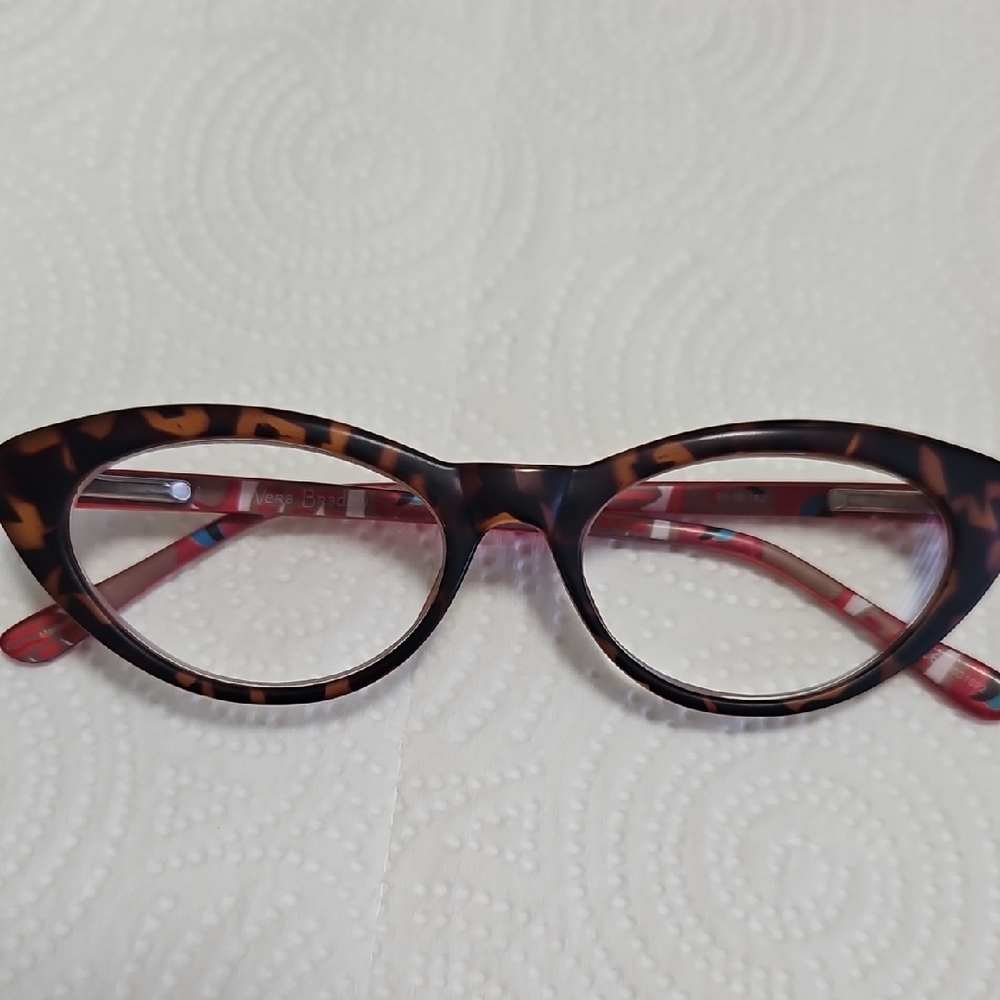 Vera Bradley Tortoiseshell Cat Eye +1.50 Glasses